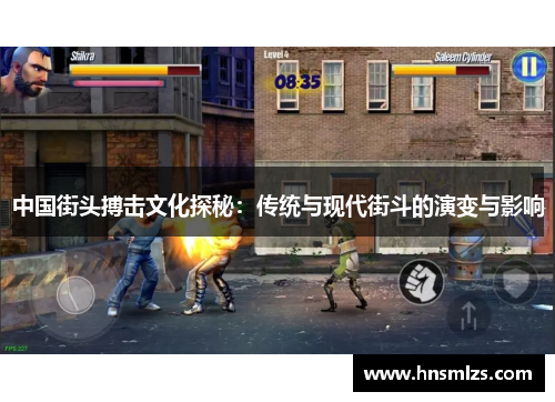 中国街头搏击文化探秘：传统与现代街斗的演变与影响